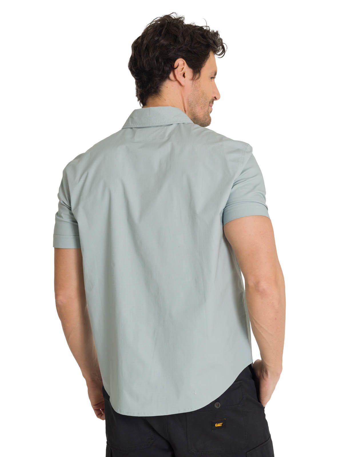 Camisa Manga Corta Hombre Utility Azul-3