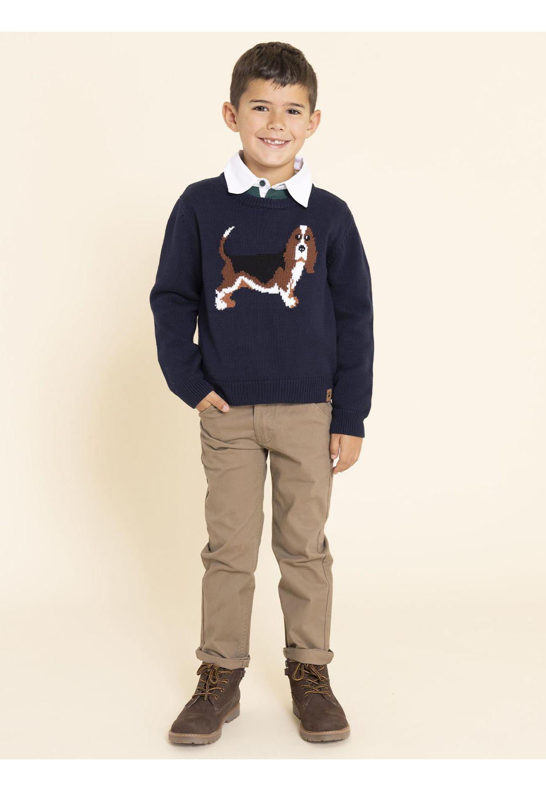 Chaleco Basset Niño Azul-4