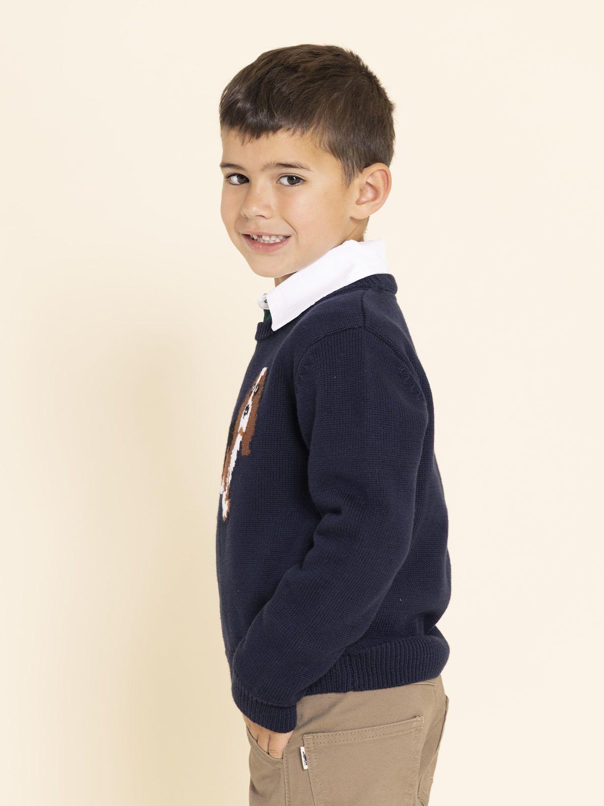 Chaleco Basset Niño Azul-3