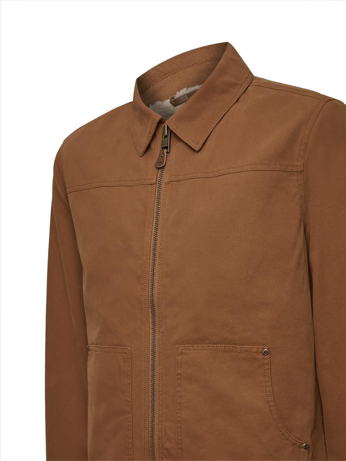 Chaqueta Algodón Orgánico Hombre Barrn Café-3