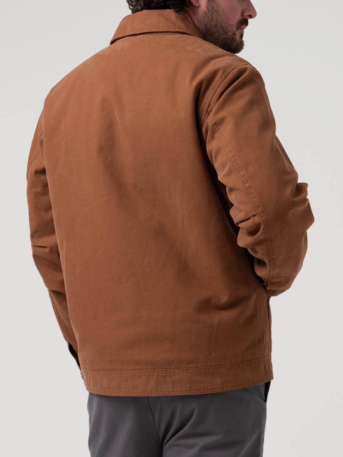 Chaqueta Algodón Orgánico Hombre Barrn Café-5