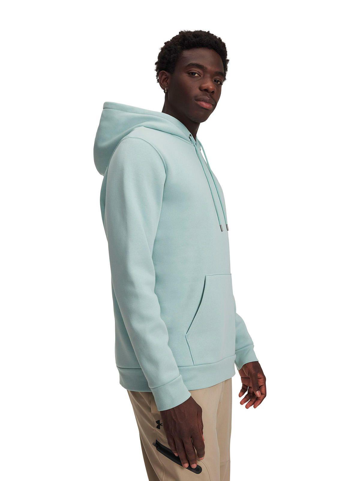 Poleron UA Icon Fleece Azul Hombre-0