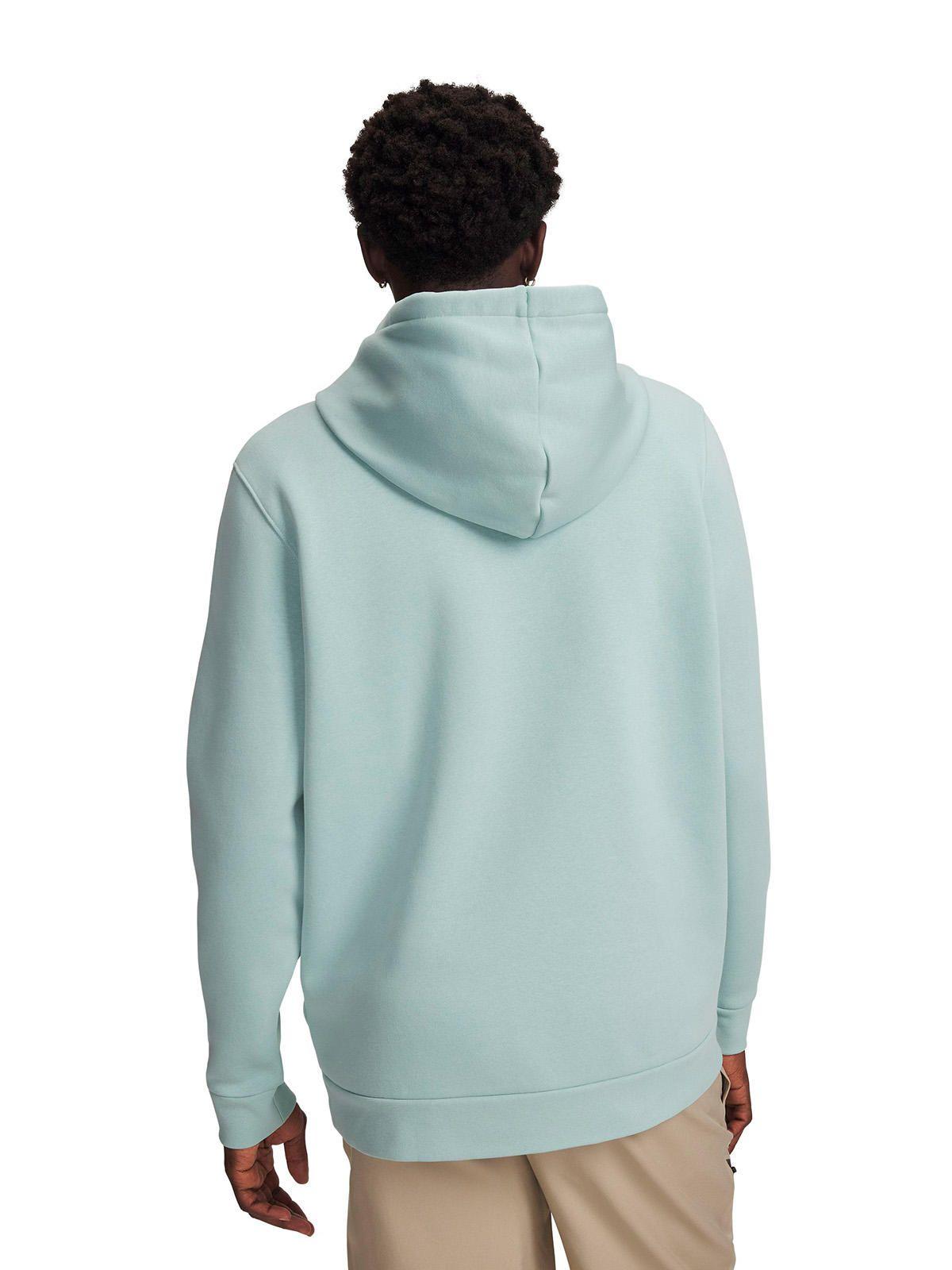 Poleron UA Icon Fleece Azul Hombre-1
