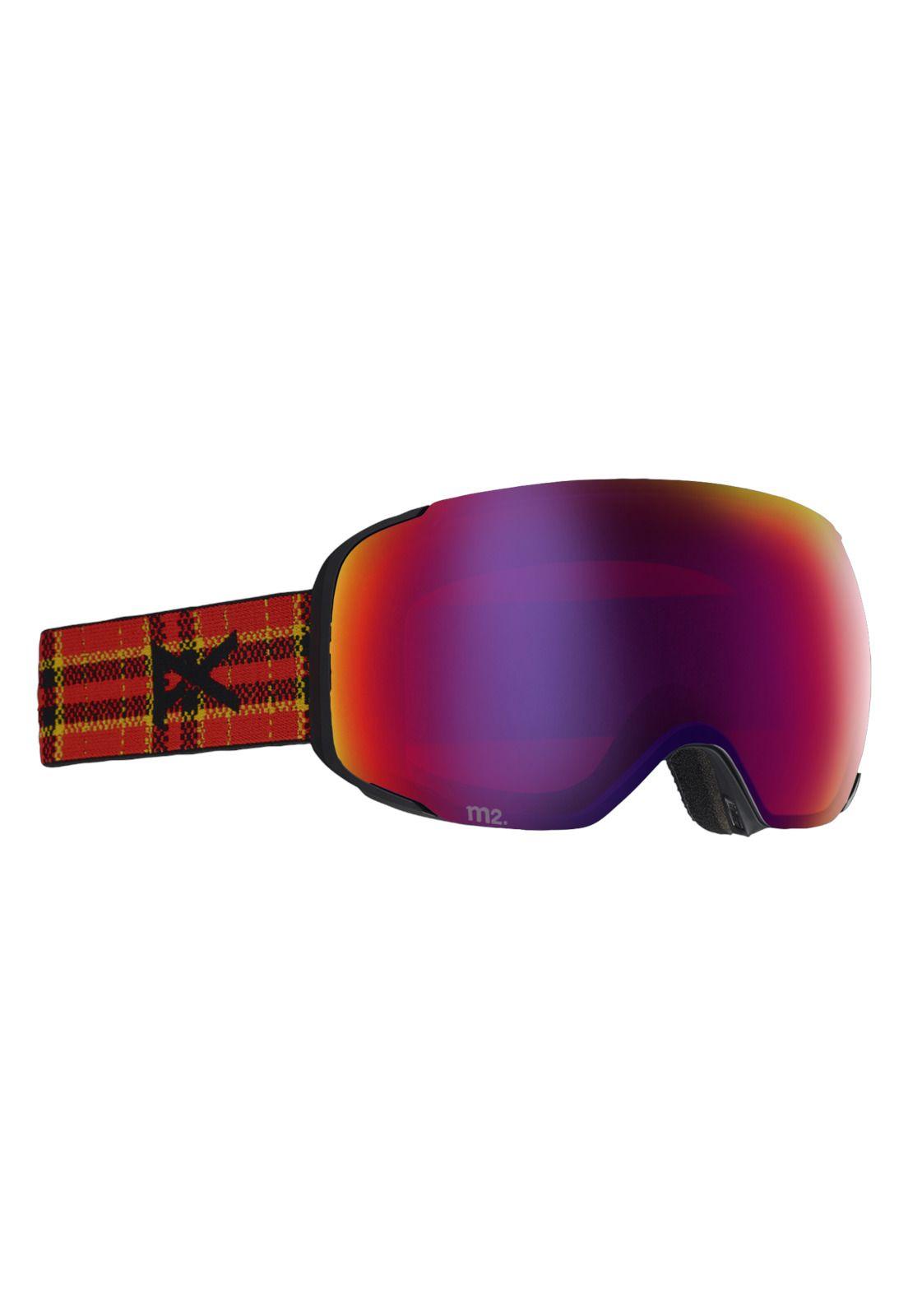 Antiparra Anon Hombre M2  Goggle Spare Black/Sonar Red-0