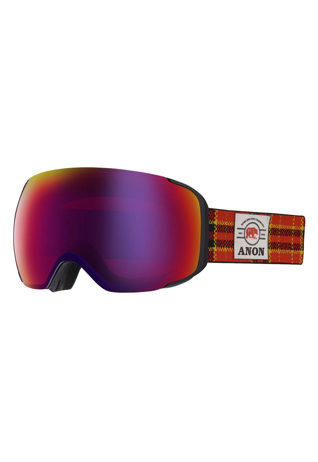 Antiparra Anon Hombre M2  Goggle Spare Black/Sonar Red-1