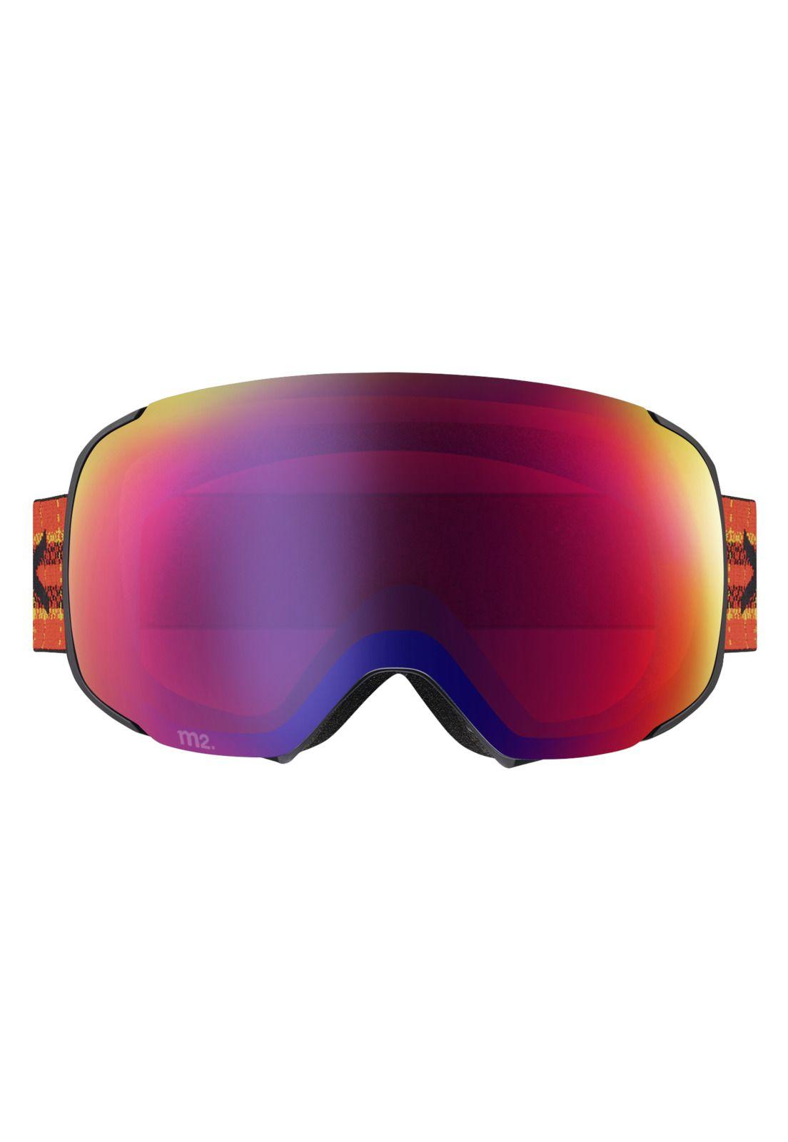 Antiparra Anon Hombre M2  Goggle Spare Black/Sonar Red-2