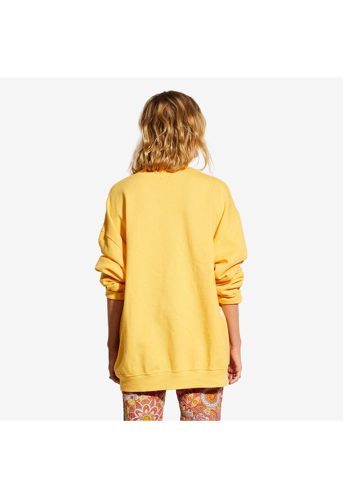 Polerón Ridin Happy Amarillo Mujer-1