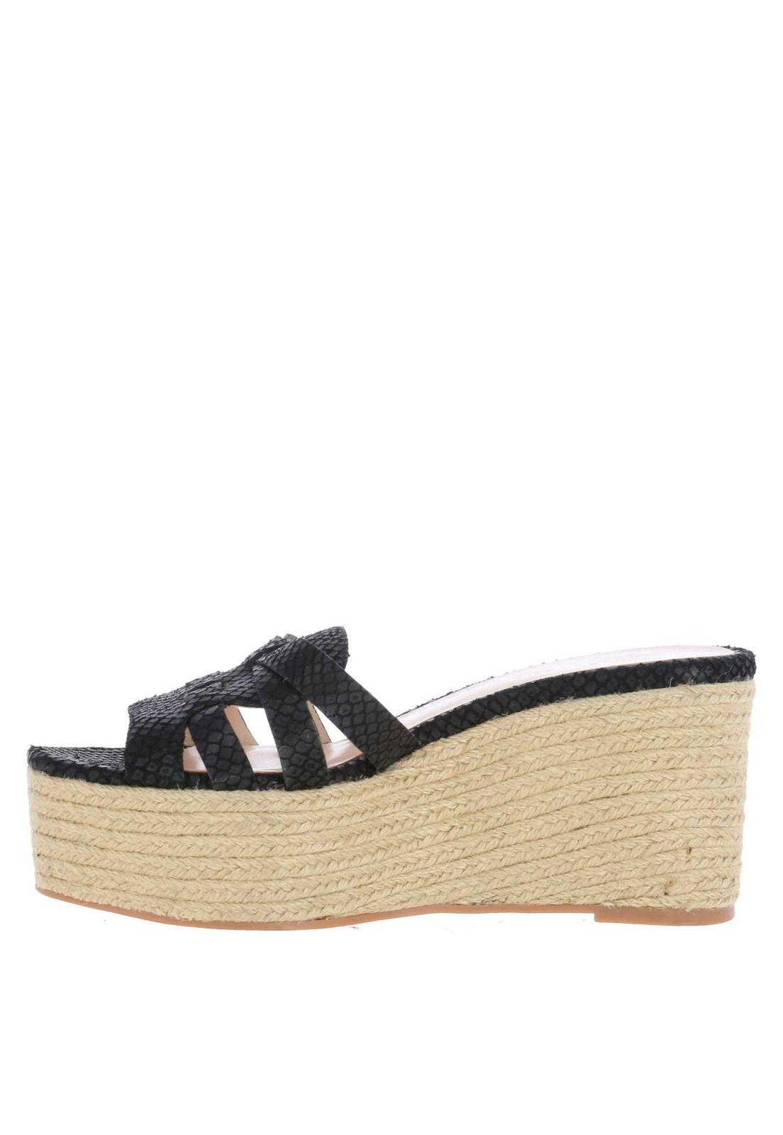 Sandalia Eleena Negro Mujer-3