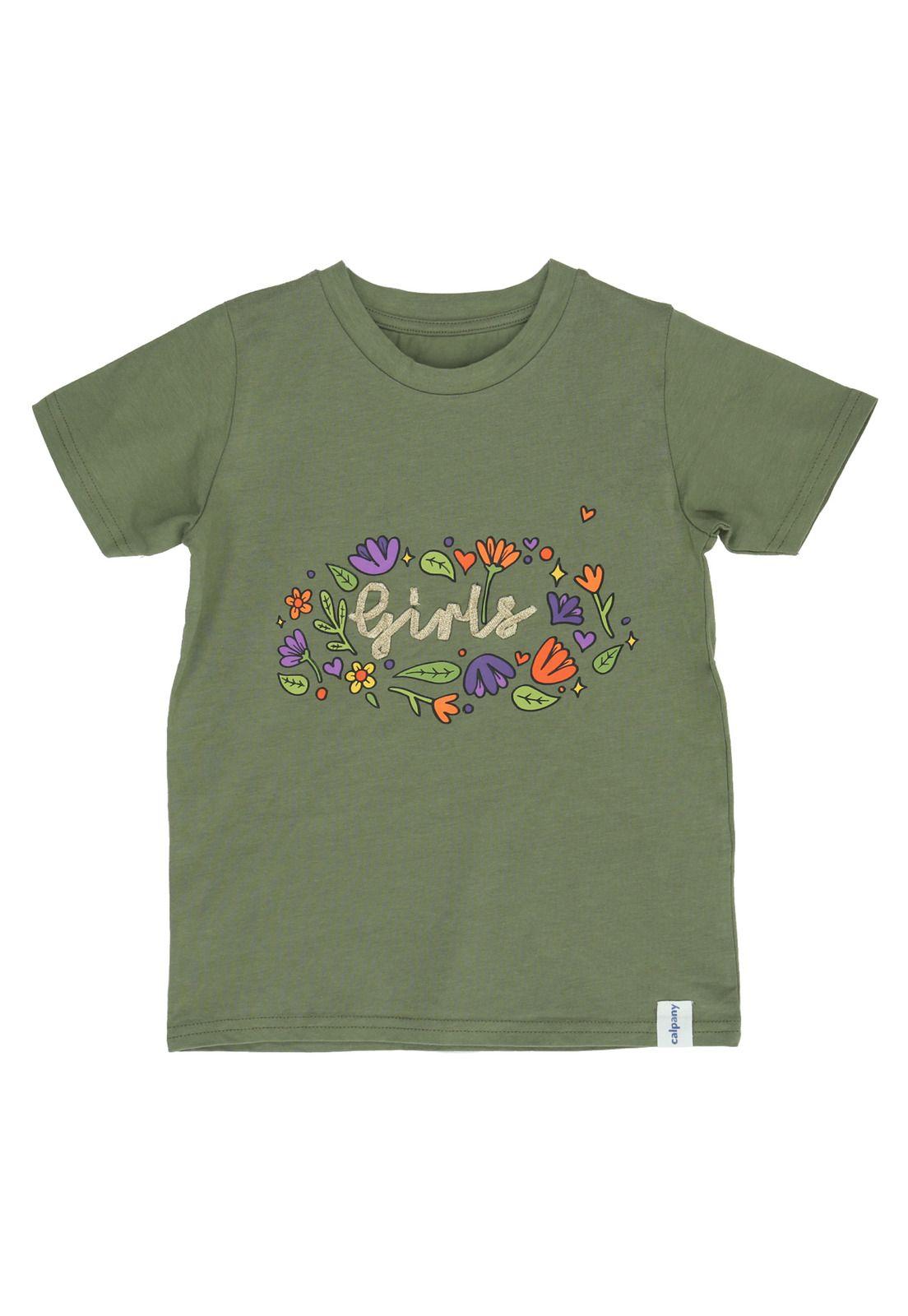 Polera M/C Niña Girls Verde-0