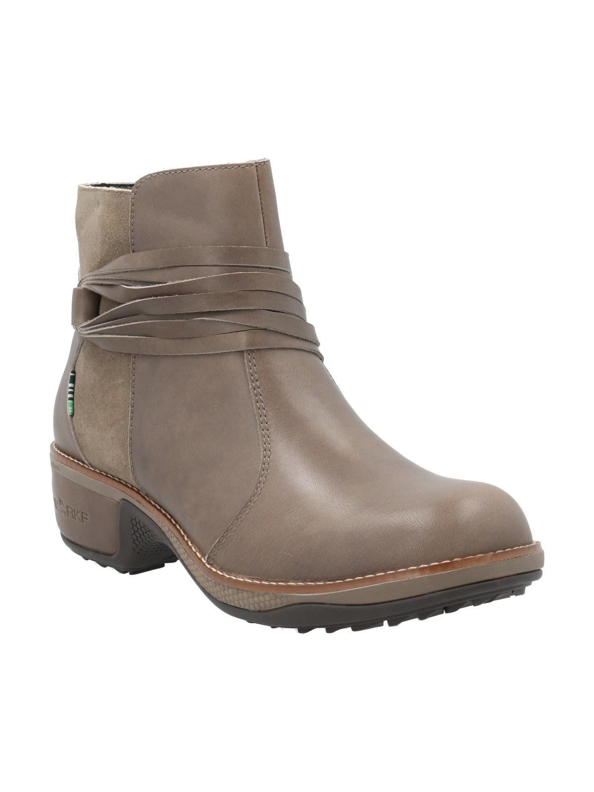 Botín Cuero Mujer Gasly Gris-1