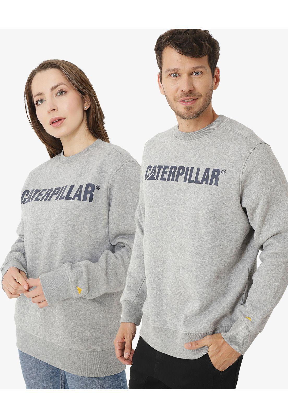 Polerón Caterpillar Logo Cre Azul Unisex-0