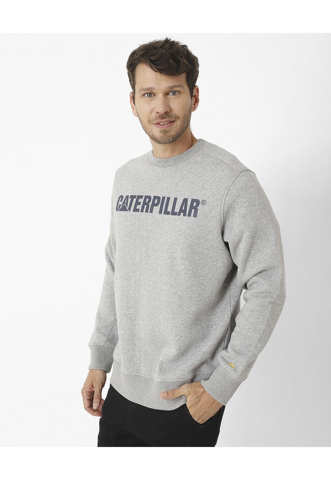 Polerón Caterpillar Logo Cre Azul Unisex-1