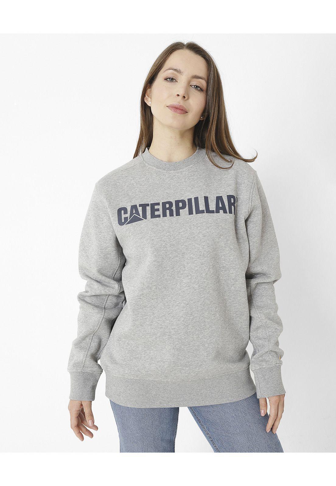 Polerón Caterpillar Logo Cre Azul Unisex-3