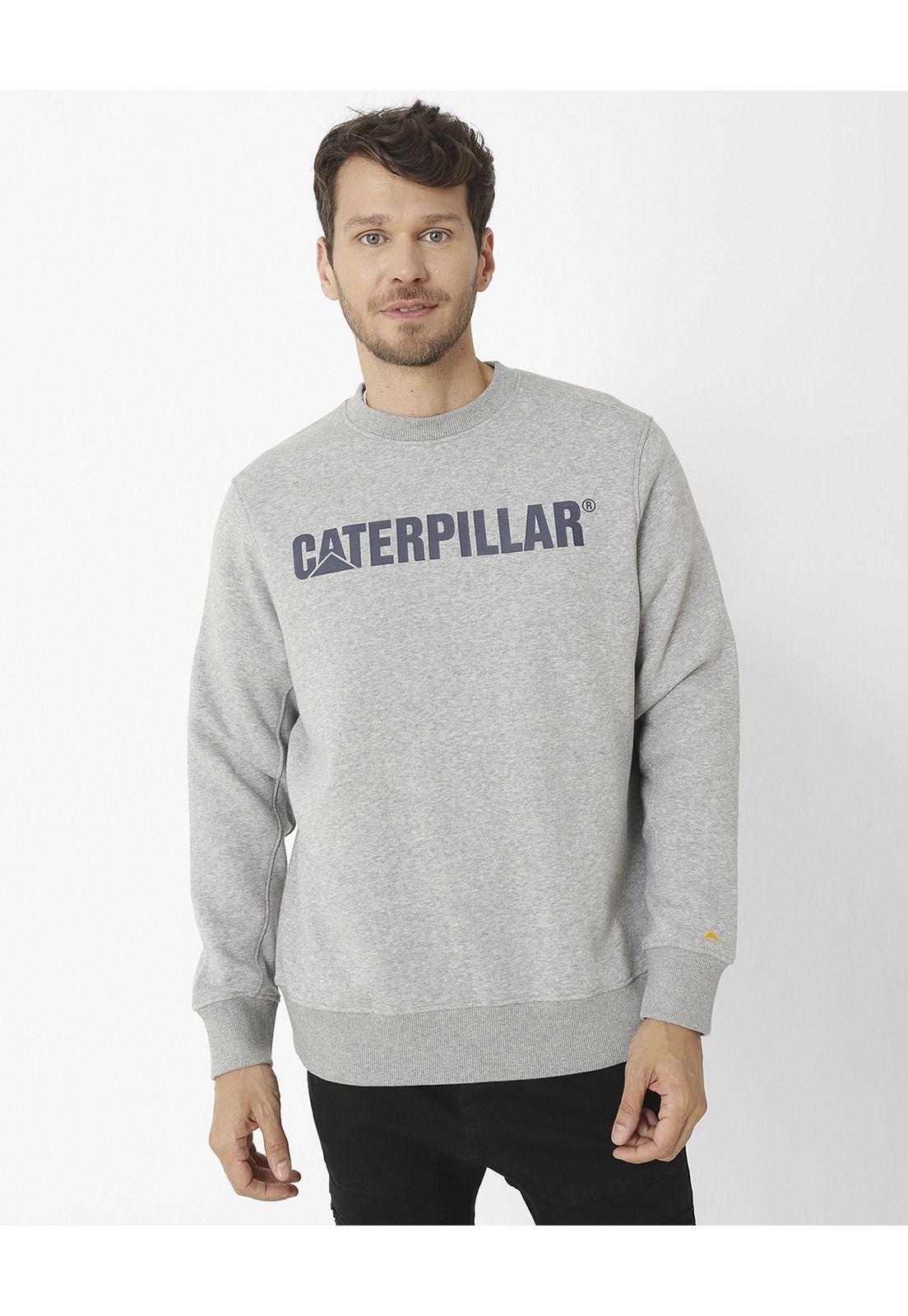 Polerón Caterpillar Logo Cre Azul Unisex-6