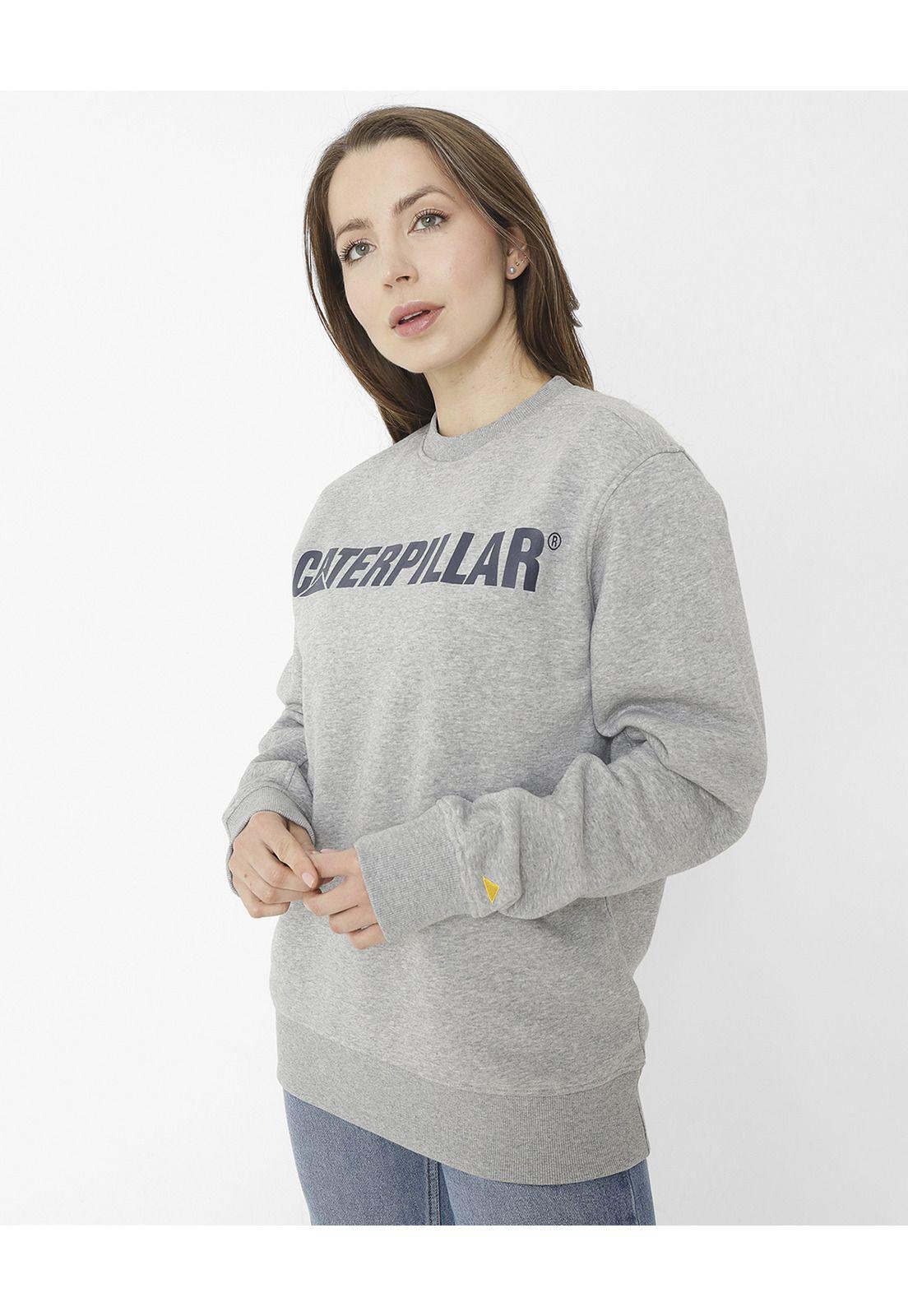 Polerón Caterpillar Logo Cre Azul Unisex-7