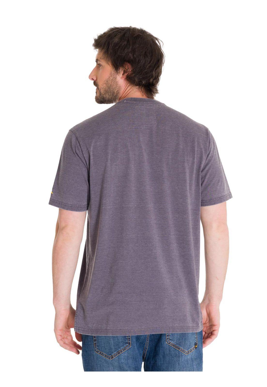 Polera Burnout Henley Hombre Gris-3