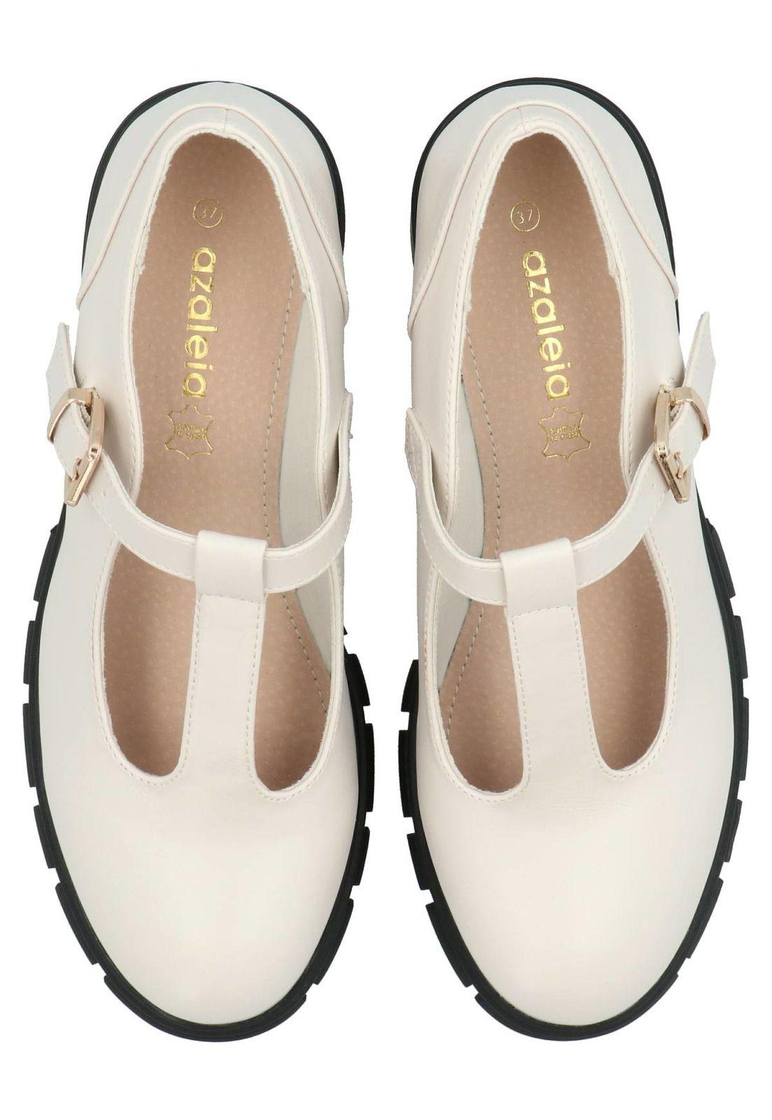 Zapato Mary Jane Rovers Mujer Crudo-7