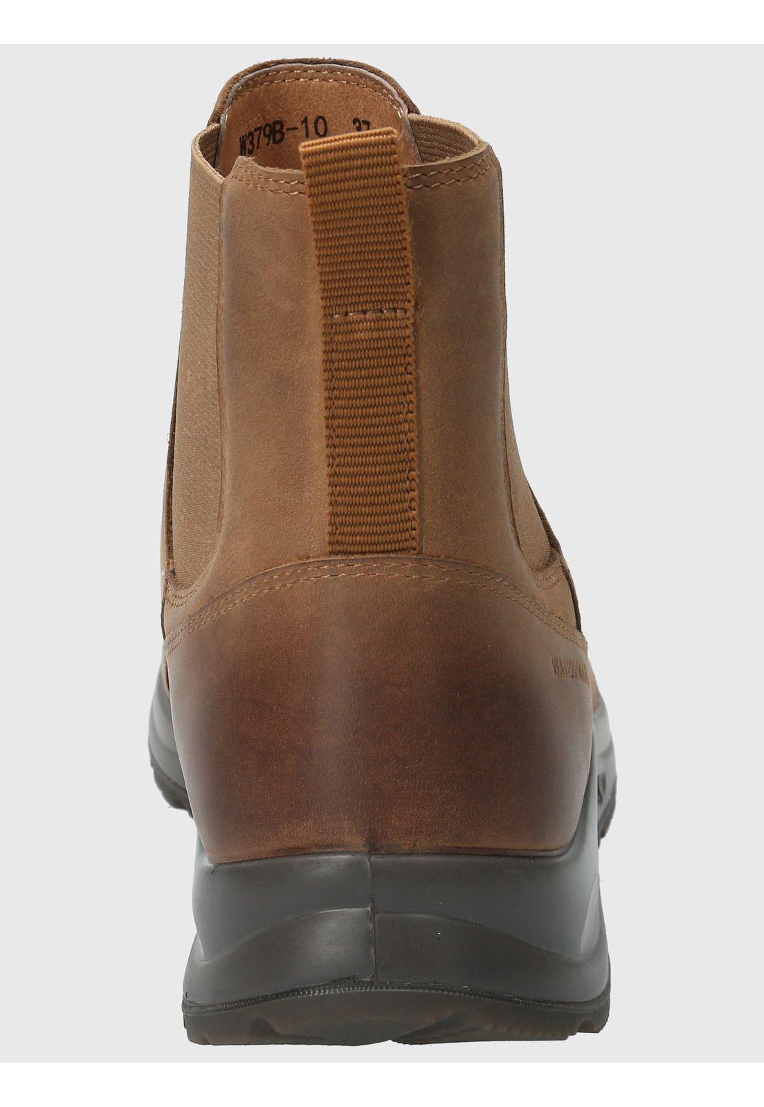 Botin Cuero Mujer Coley Café-6