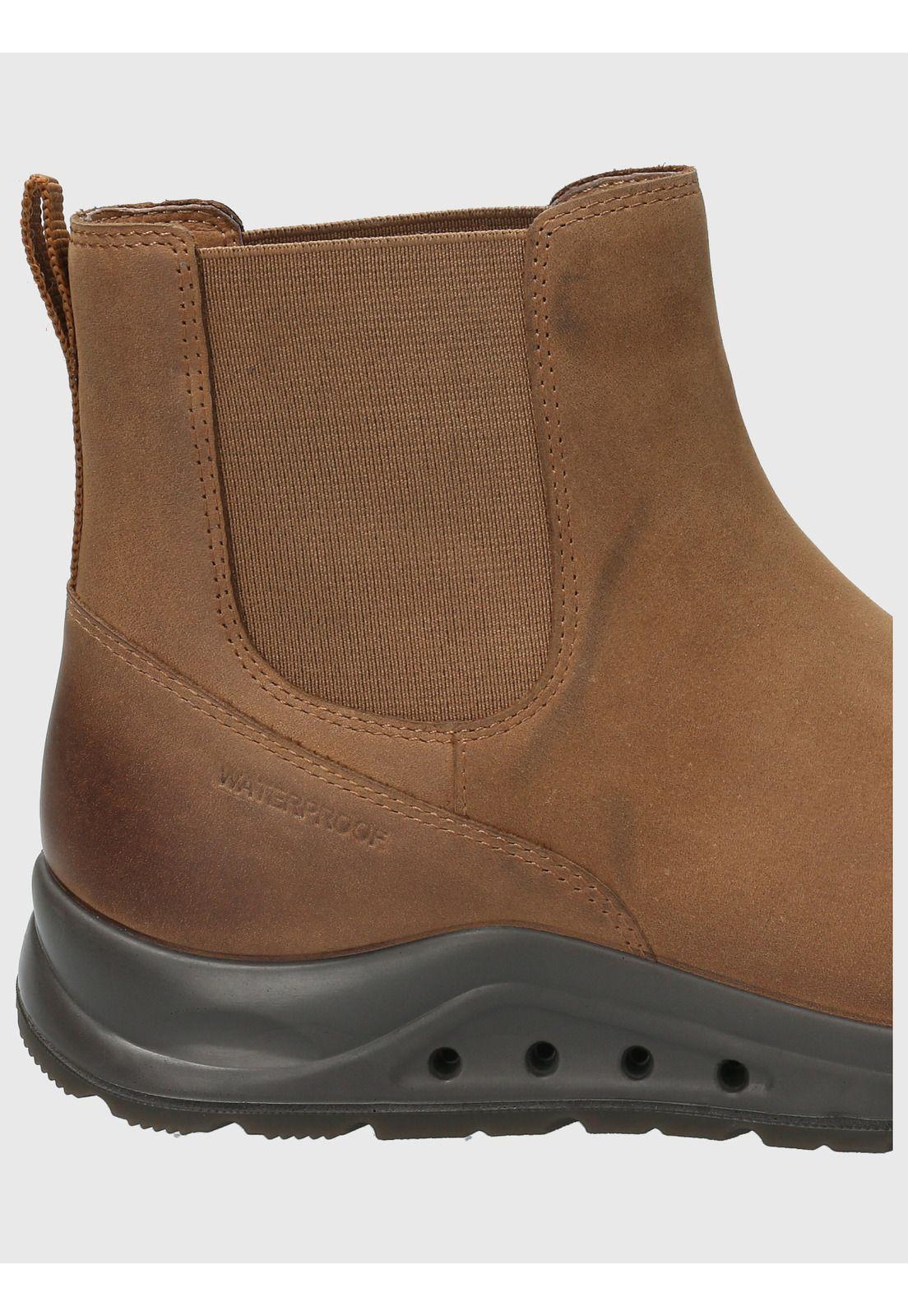 Botin Cuero Mujer Coley Café-7