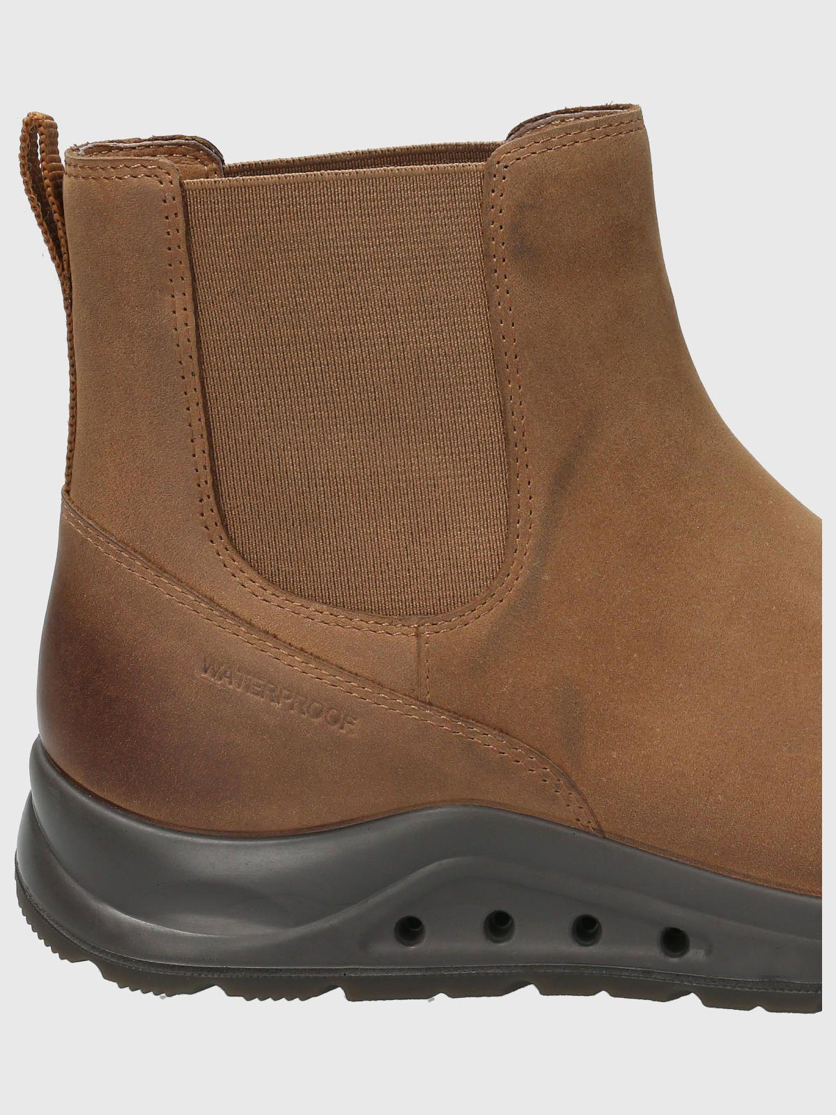 Botin Cuero Mujer Coley Café-7