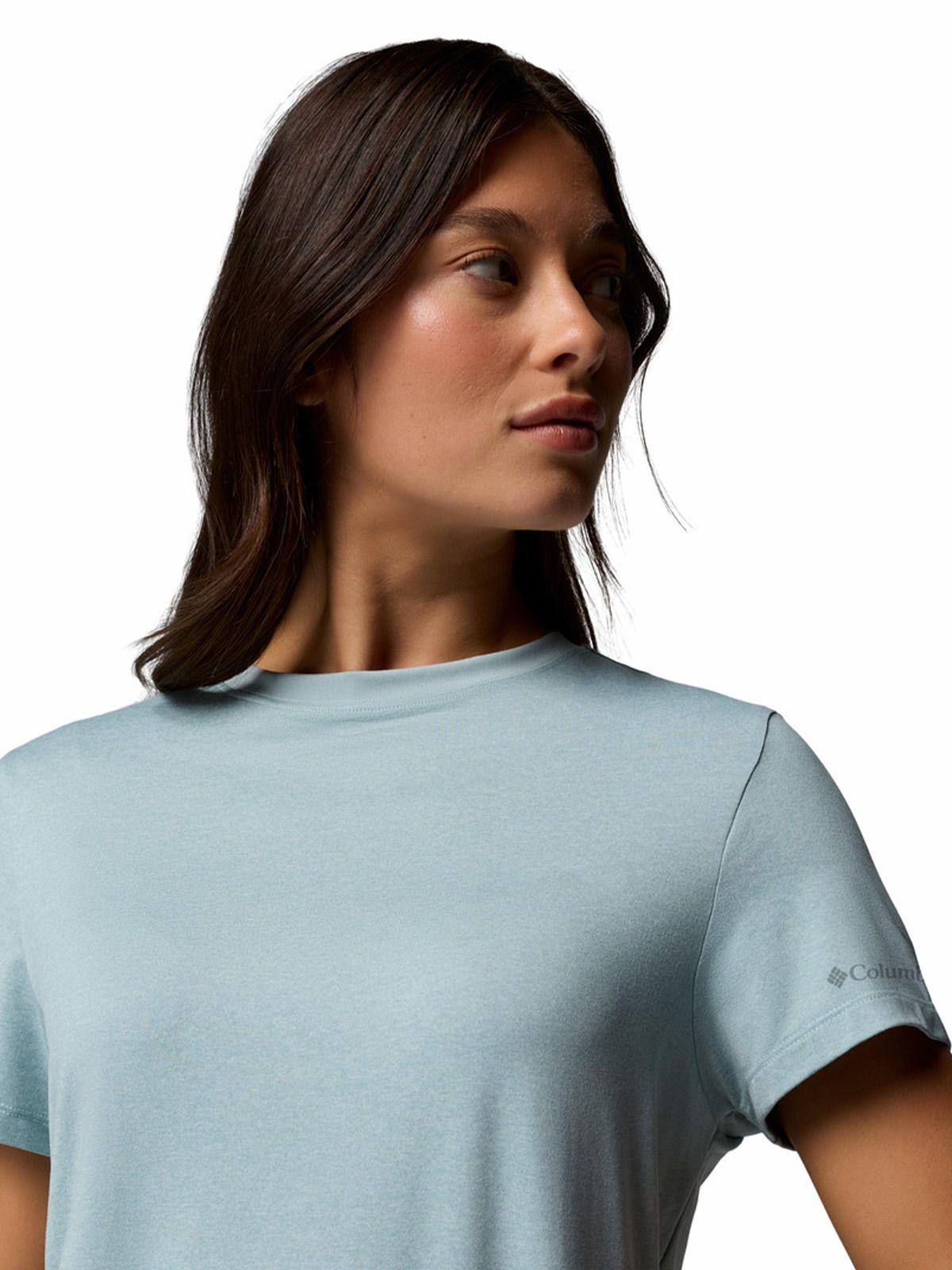 Polera MC Mujer Parsons Point Celeste-4