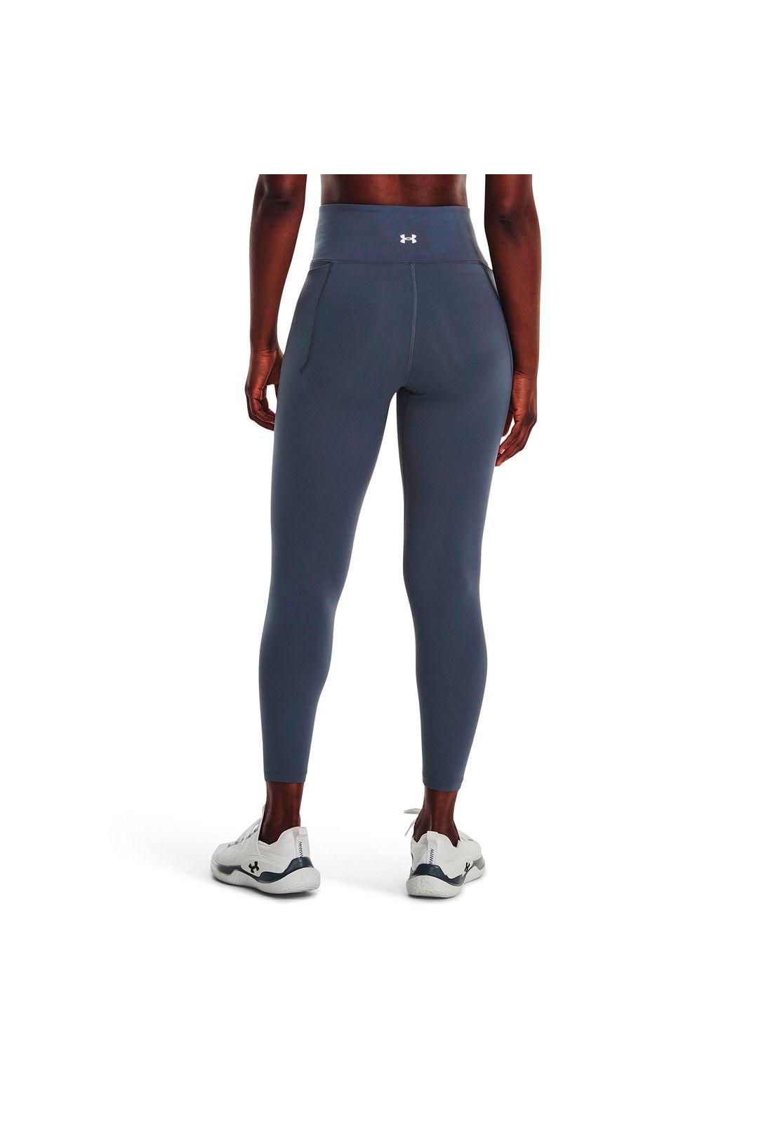 Calza Training Meridian Ankle Gris Mujer-4