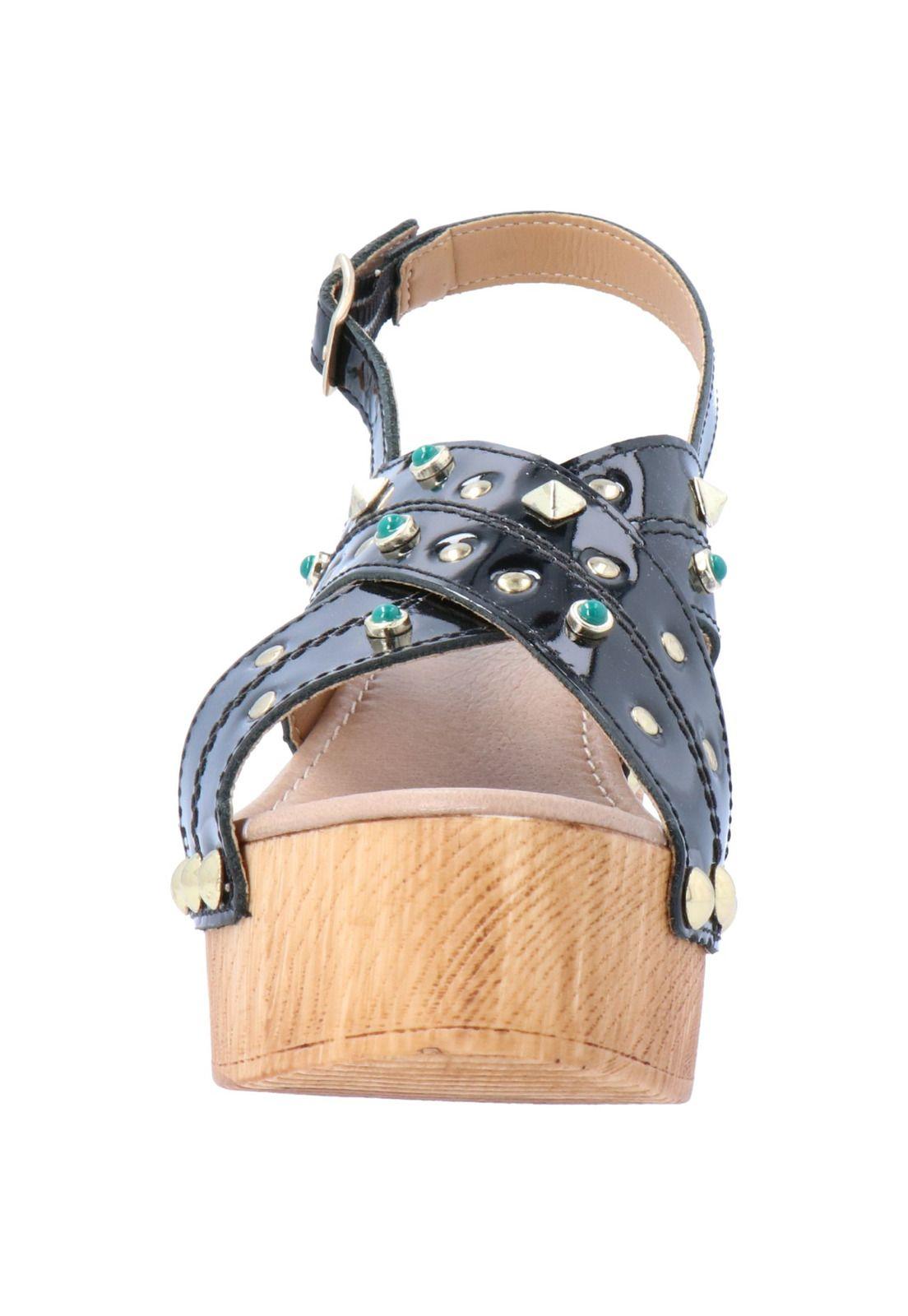 Sandalia Studs Verano Negro-2