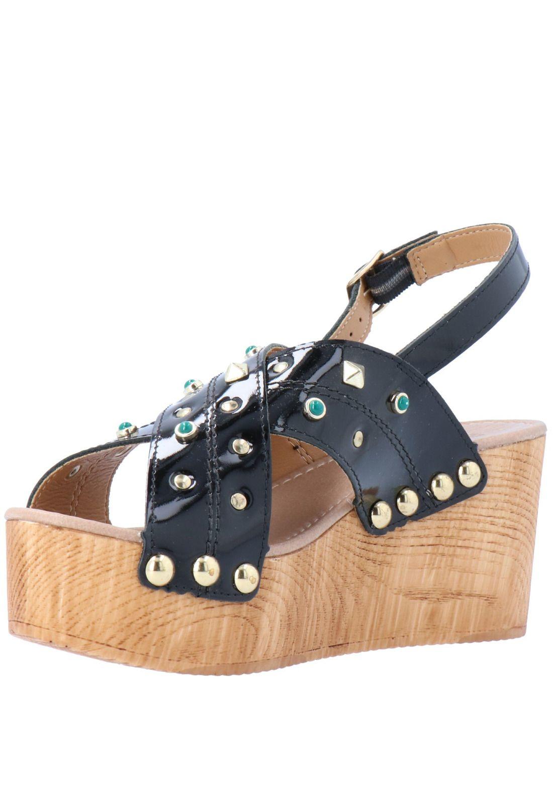 Sandalia Studs Verano Negro-3