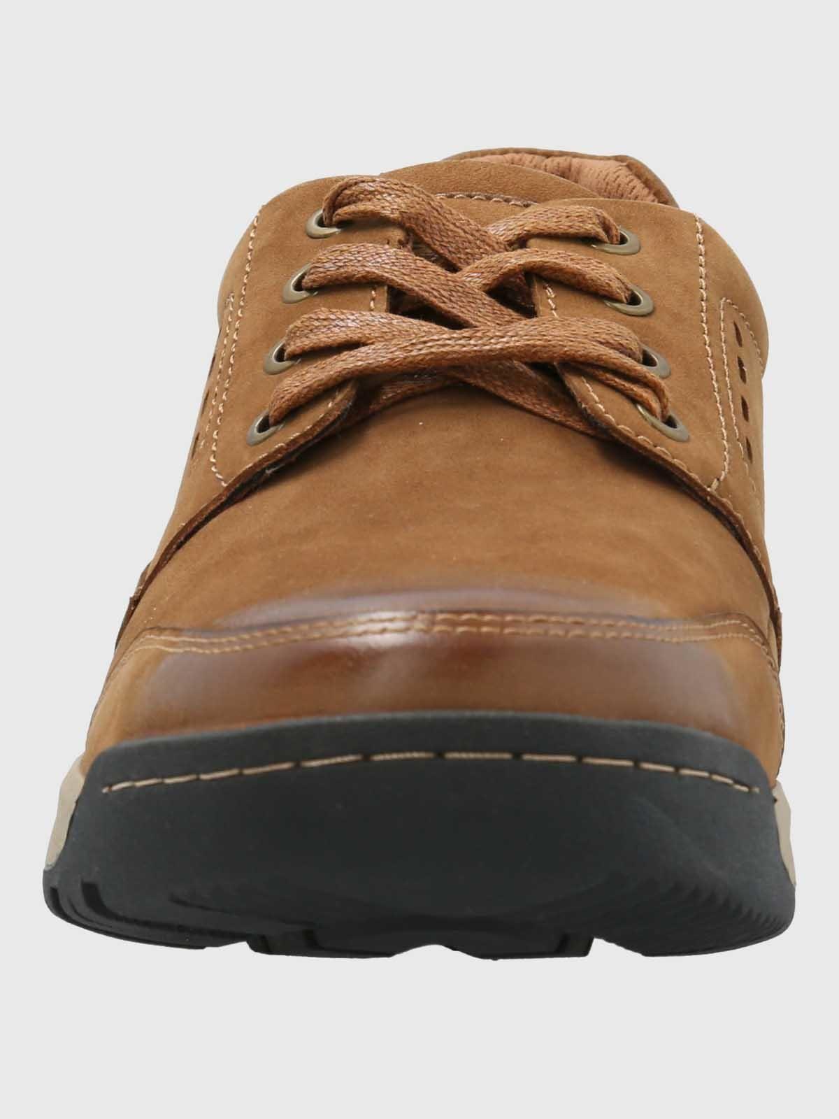 Zapato Cuero Hombre Duran Café-3
