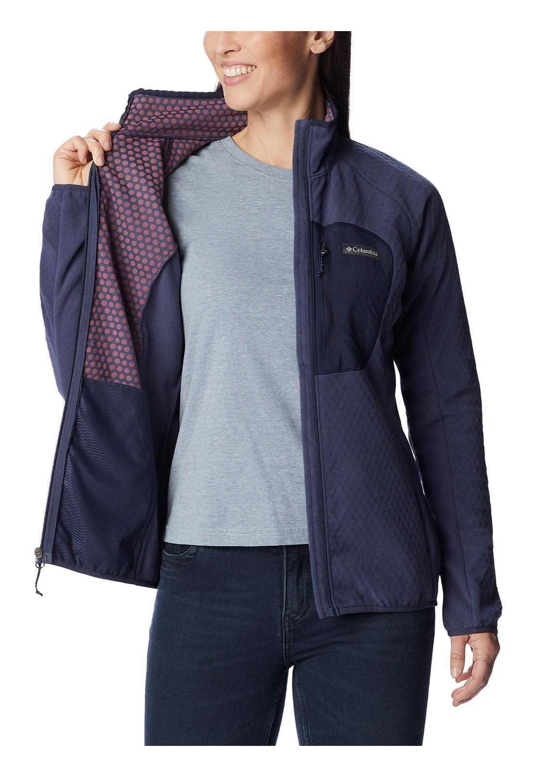 Parka Mujer Outdoor Tracks Full Zip Azul-4