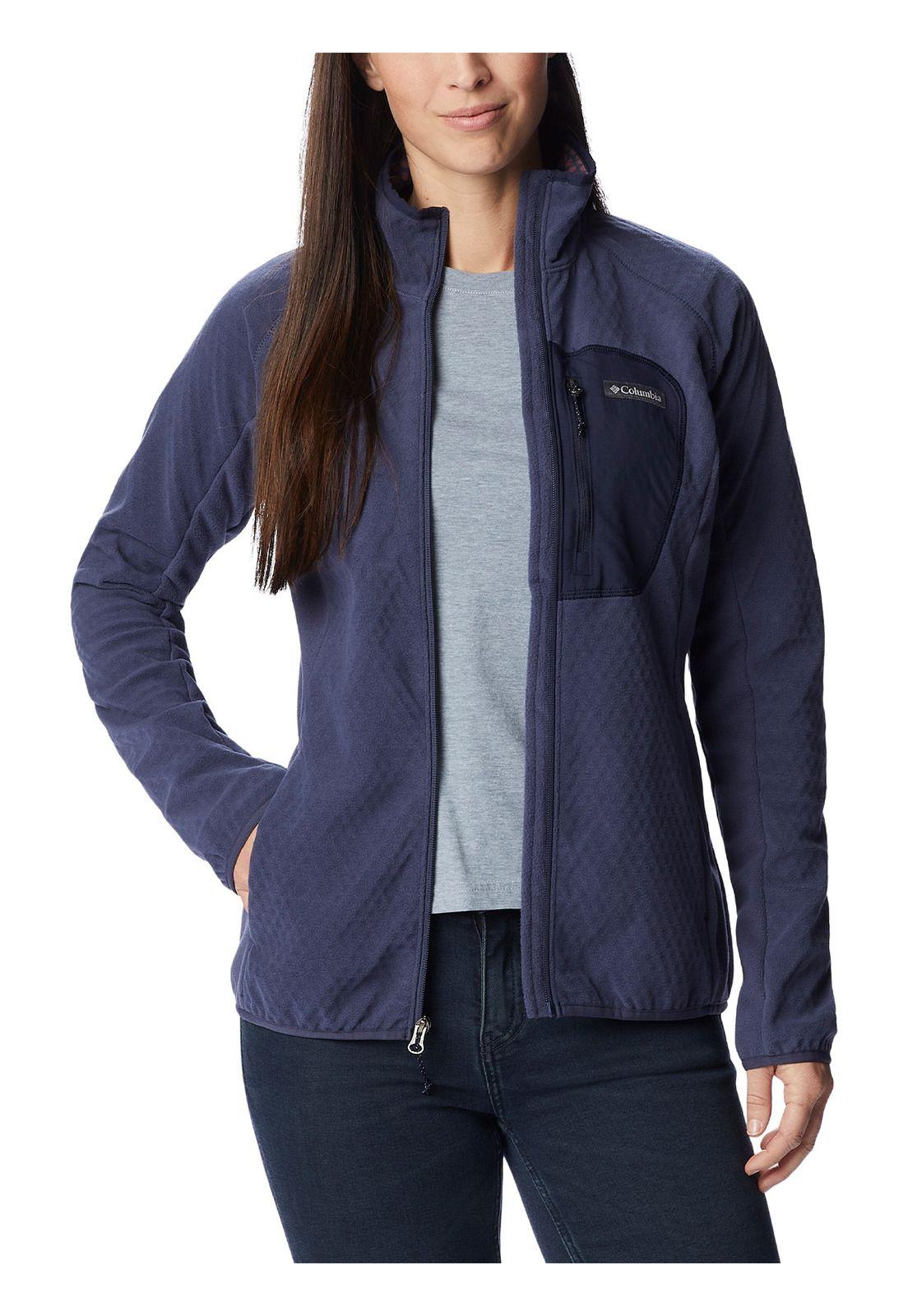 Parka Mujer Outdoor Tracks Full Zip Azul-5