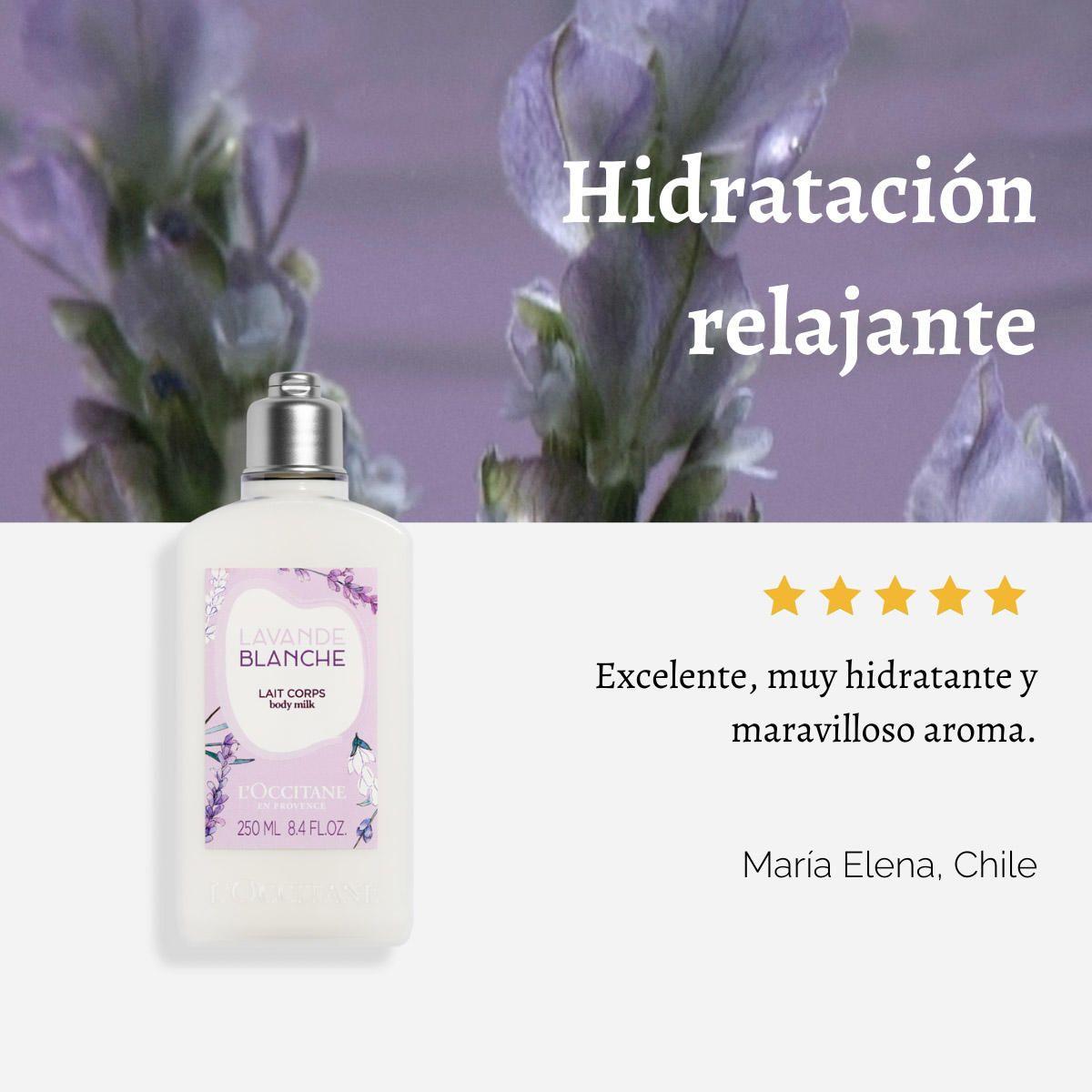 Leche de Cuerpo Lavanda Blanca 250 ml LOccitane-3