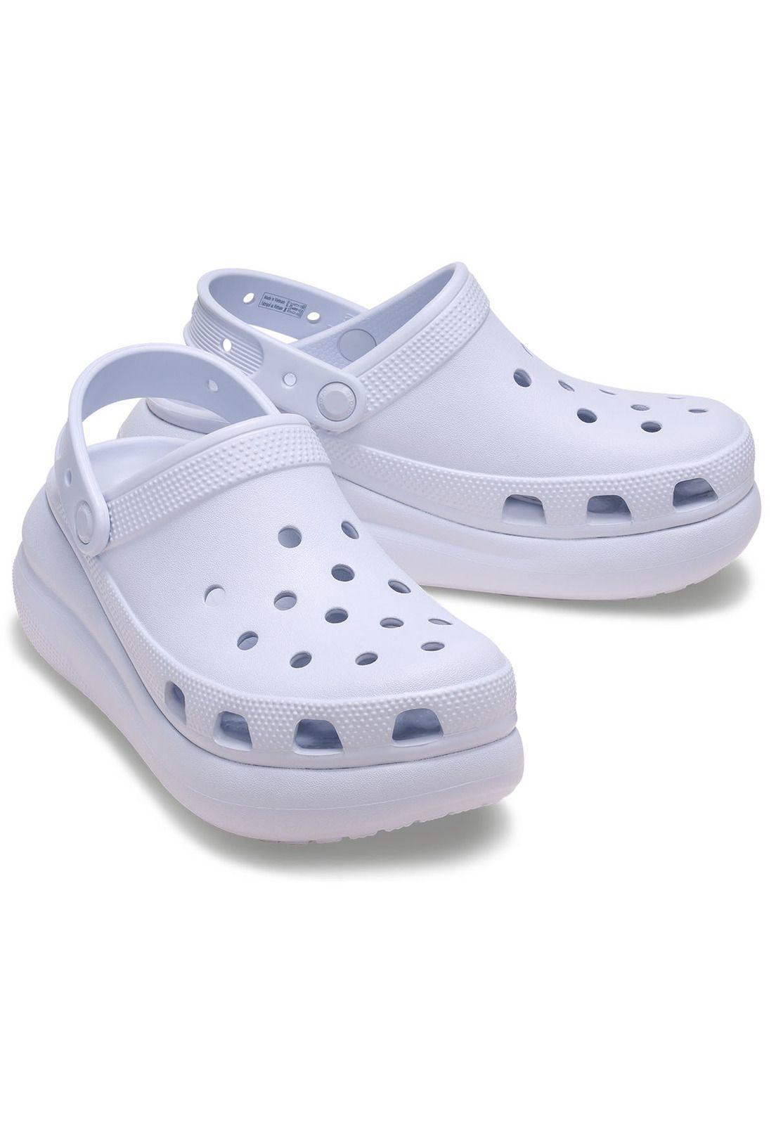 Zueco Crocs Mujer Crush Clog Morado-3