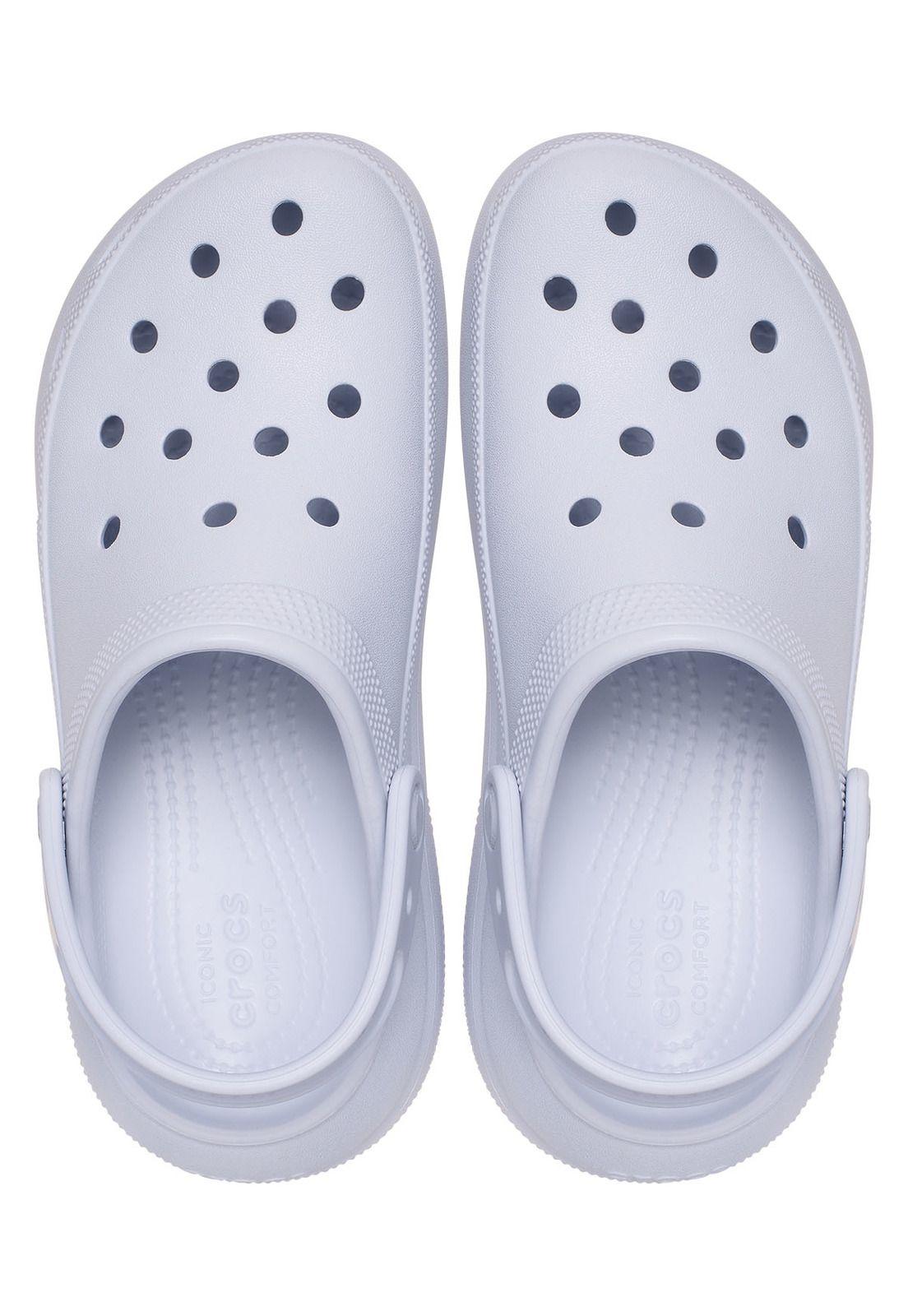 Zueco Crocs Mujer Crush Clog Morado-4