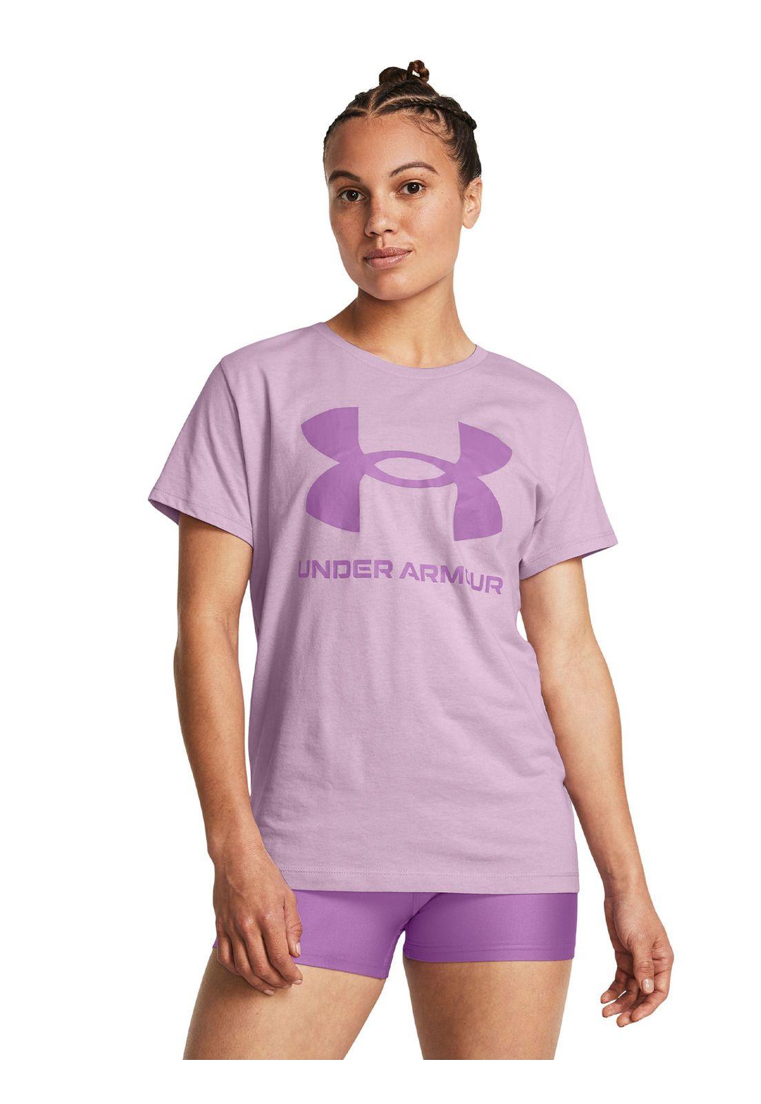 Polera UA Sportstyle mujer Morado-3