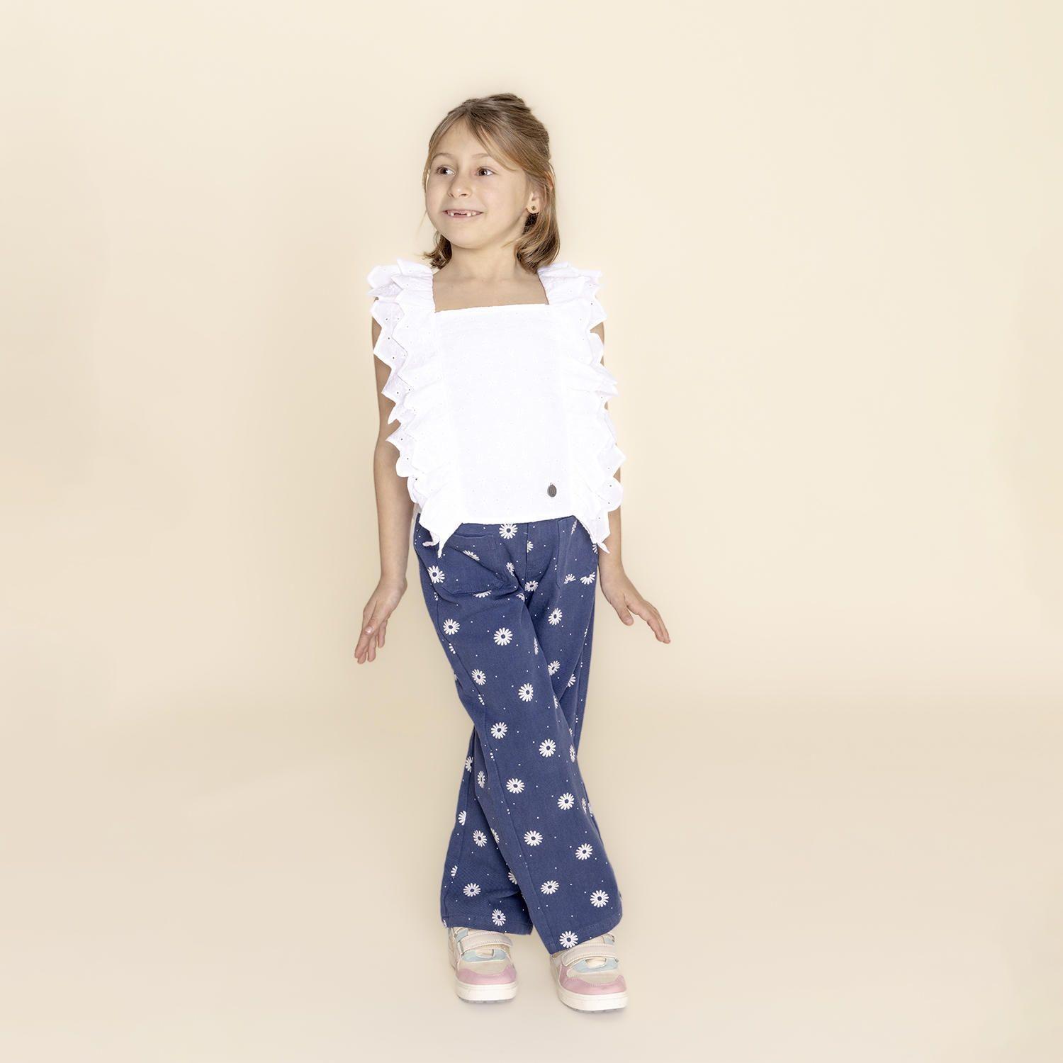 Blusa Niña Jazmín (4-16) Denim-1
