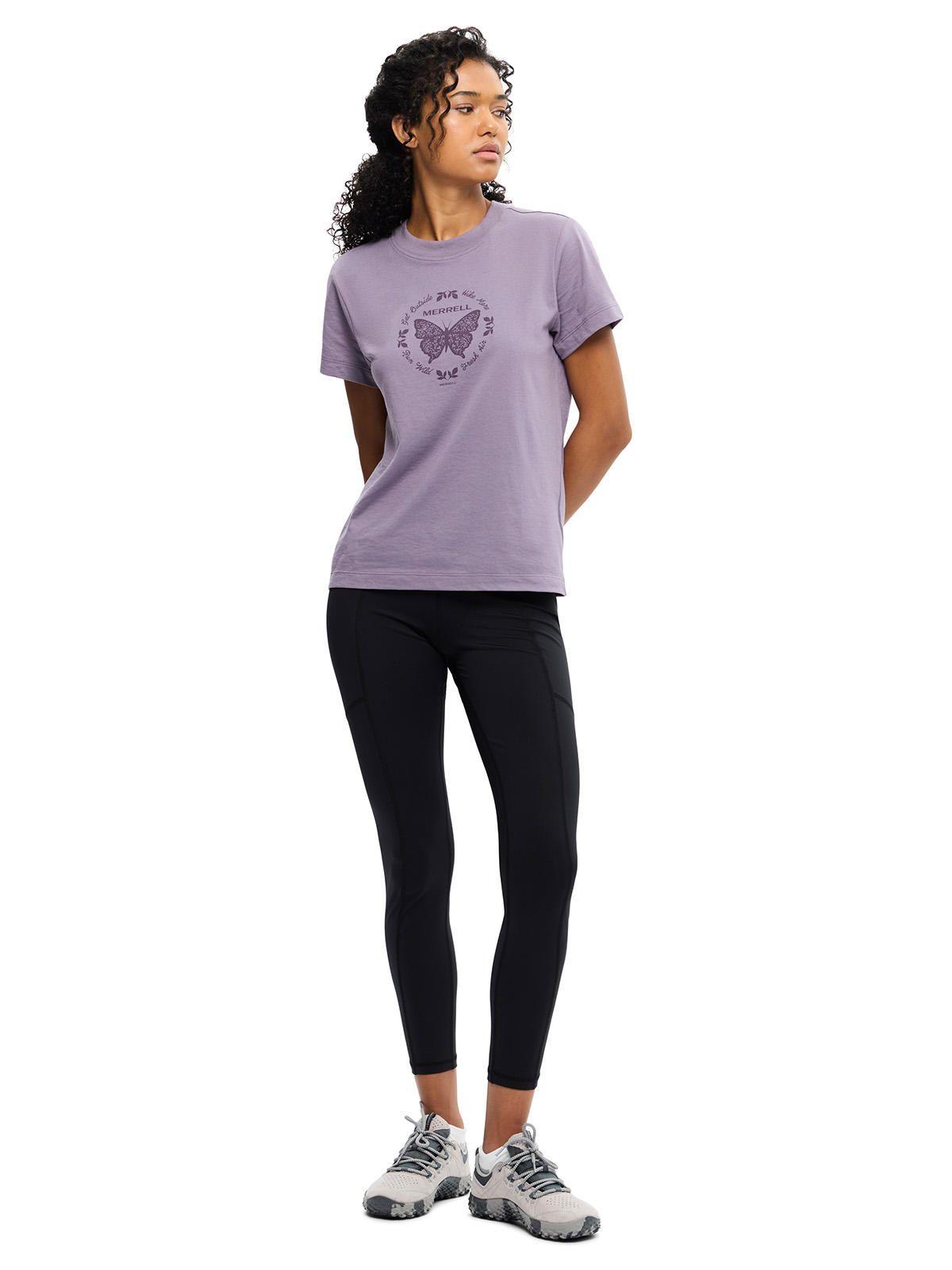 Polera MC Mujer Butterfly Tee Morado-4