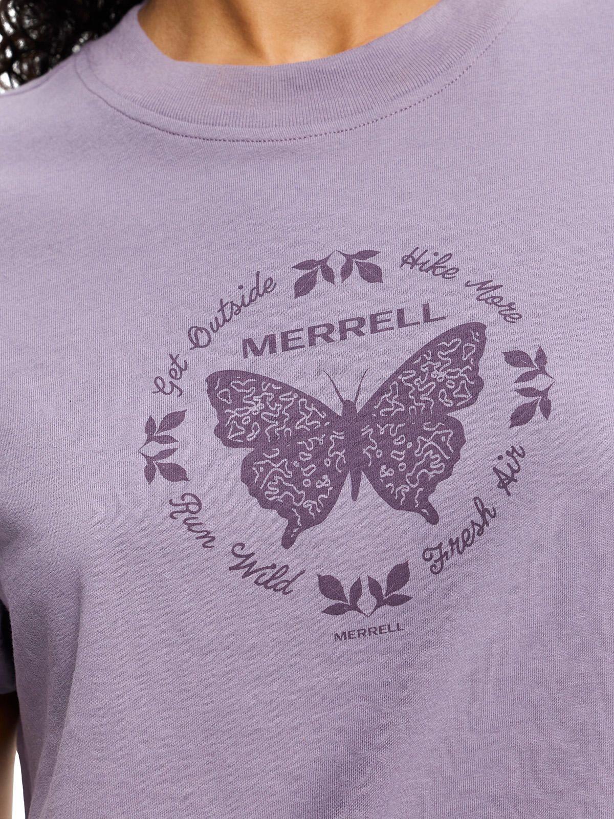 Polera MC Mujer Butterfly Tee Morado-5