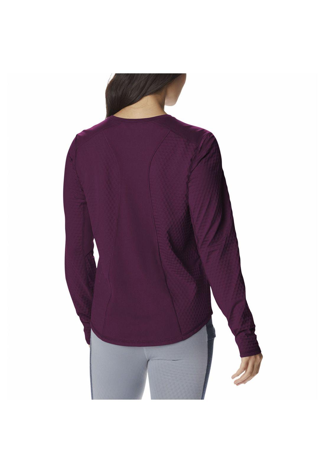 Polera M/L Mujer Bliss Ascent Ls Morado-3