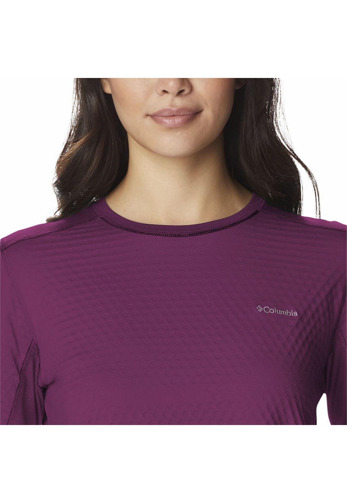 Polera M/L Mujer Bliss Ascent Ls Morado-4