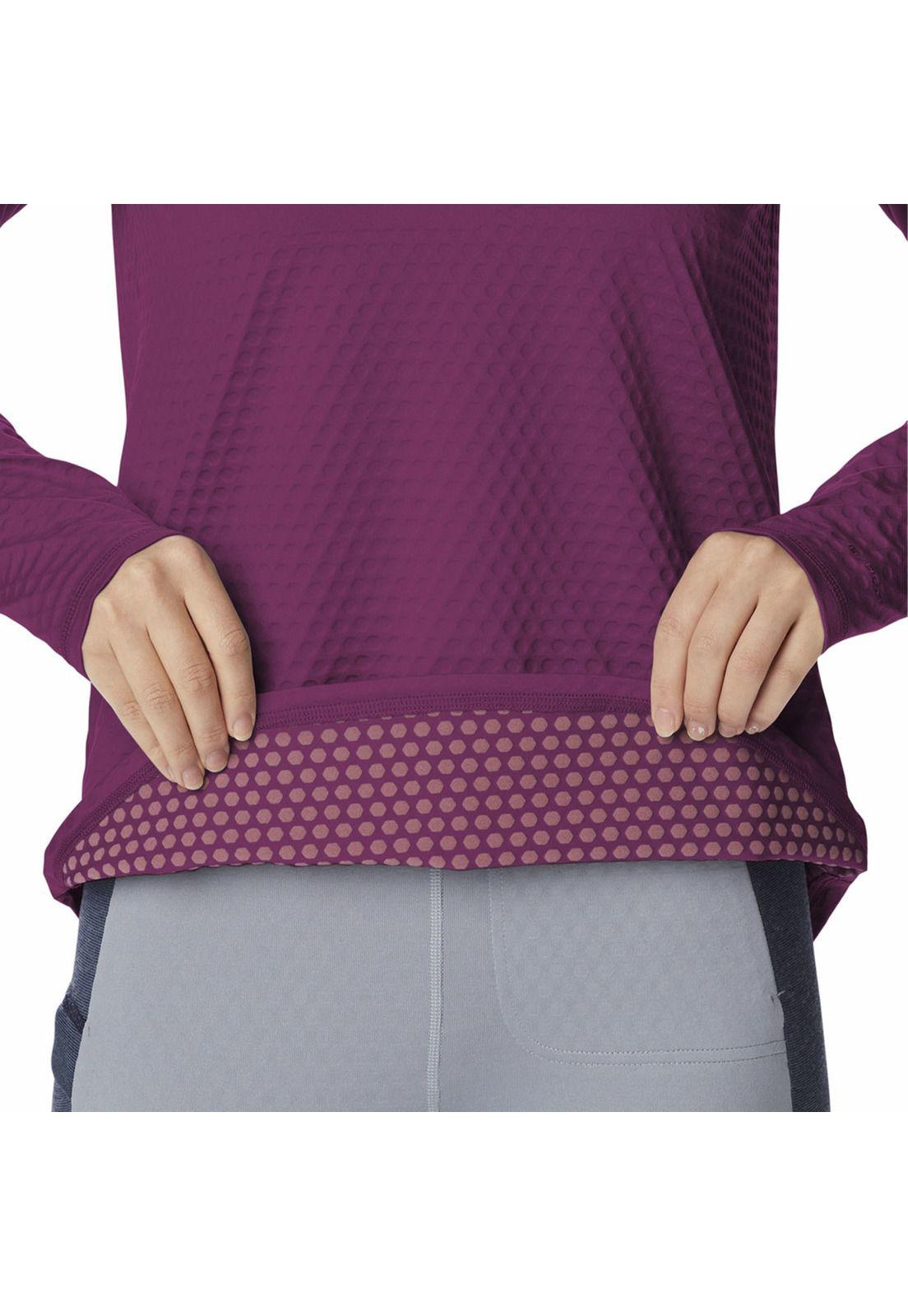 Polera M/L Mujer Bliss Ascent Ls Morado-5