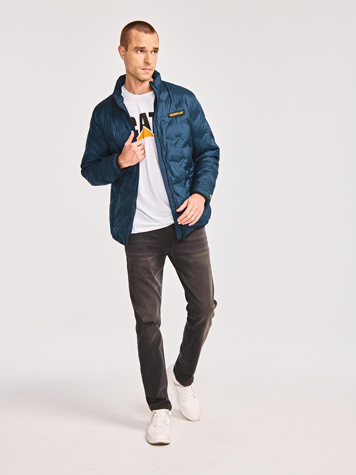 Chaqueta Hombre Bonded Medium Weight InsulatedAzul-5