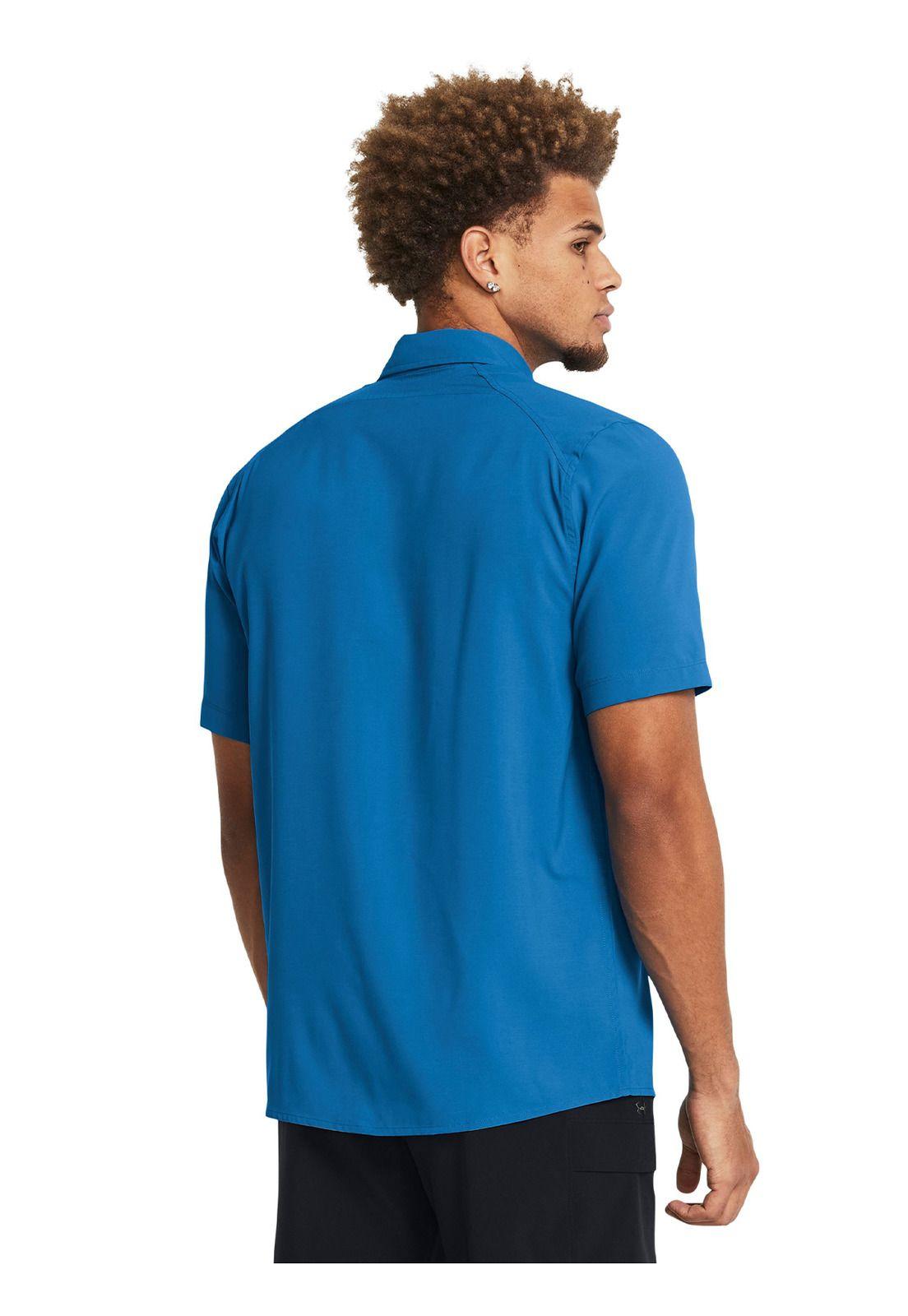 Polera UA Drift Tide 2.0 hombre Azul-4