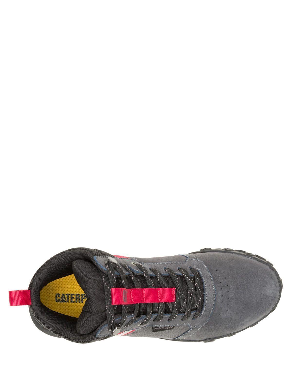 Zapatilla C/Caña Cuero Hombre Hex Ready Mid Wp Gris-6