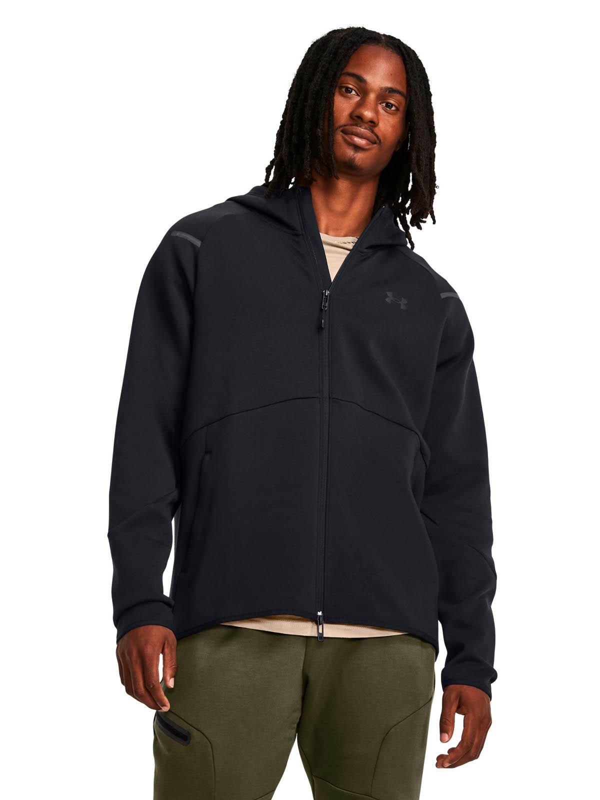 Polerón UA Unstoppable para hombre Negro-3