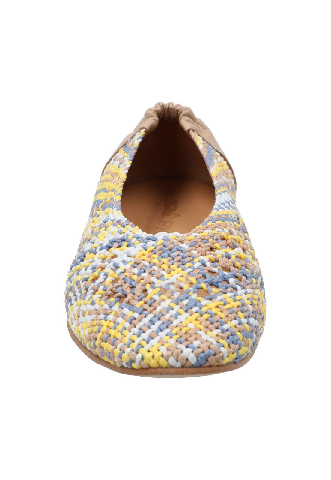 Zapato Rafia Mujer Freda Multicolor-3