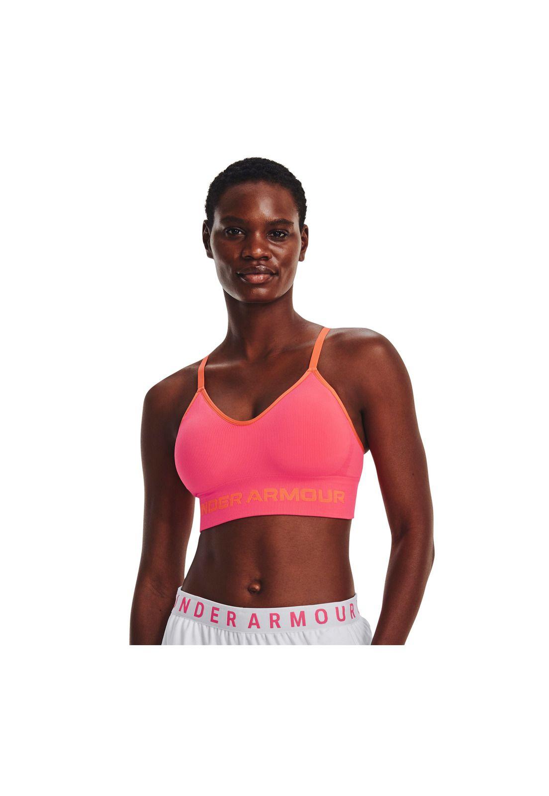  Peto Deportivo Seamless Low Long Rib Fucsia Mujer-0