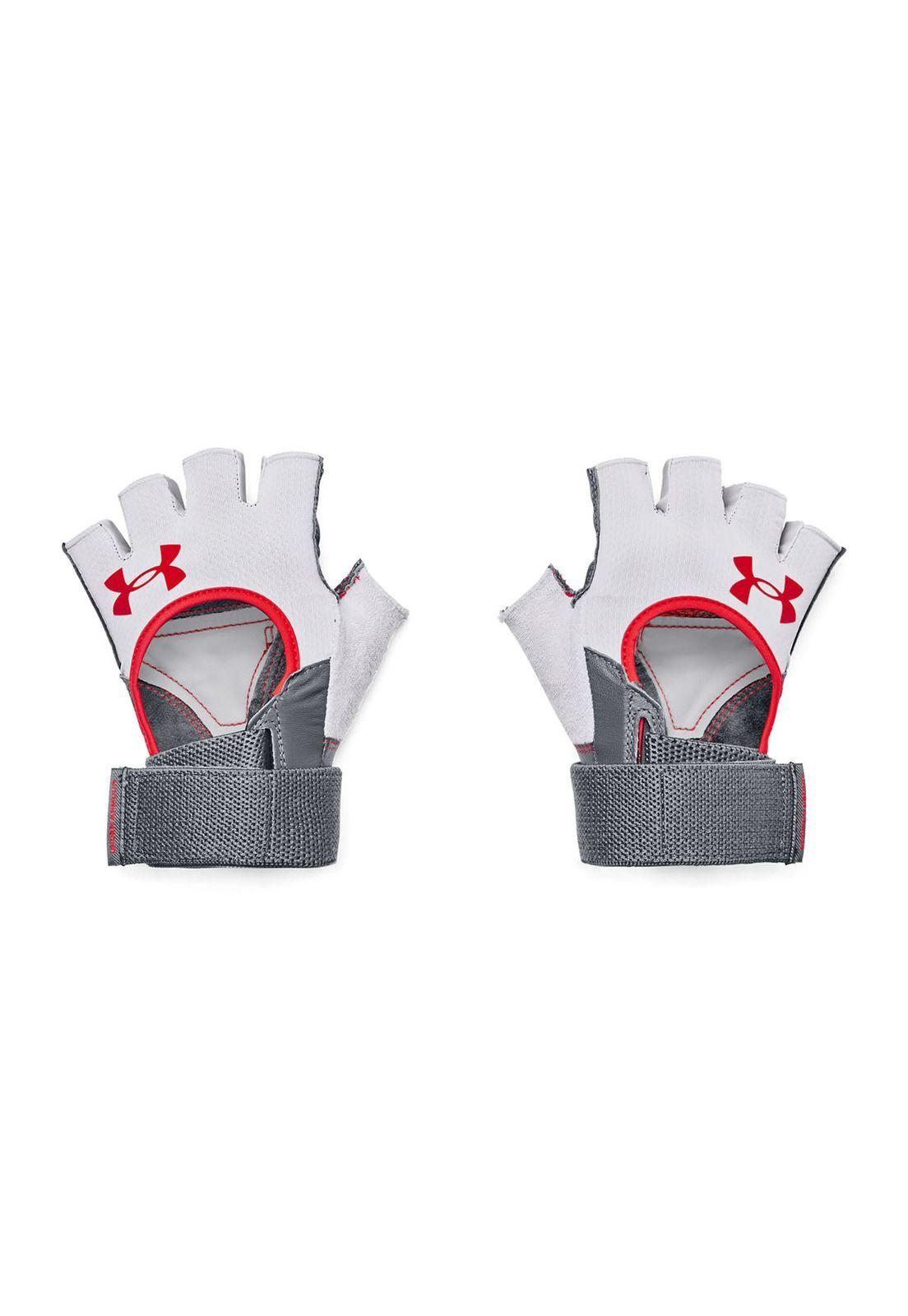 Guantes de entenamiento para hombre Gris-0