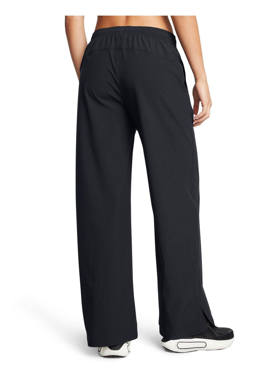 Pantalones anchos Rival para mujer Negro-4