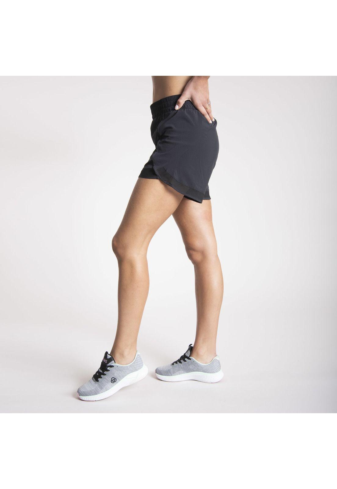 Short Mujer 2In 1 Trainshort Ws2 Negro-1
